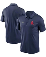 Men's Navy Boston Red Sox Cooperstown Collection Logo Franchise Performance Polo