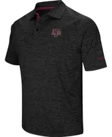 Men's Black Texas A M Aggies Down Swing Polo