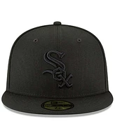 Men's Black Chicago White Sox Primary Logo Basic 59FIFTY Fitted Hat