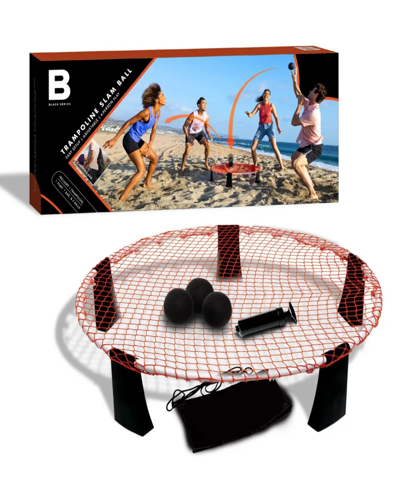 Black Series Trampoline Slam Ball Set, 6 Piece