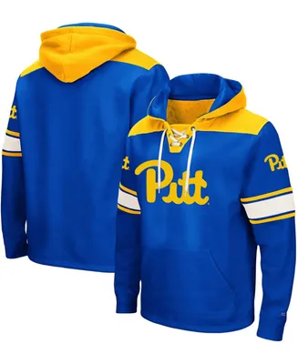 Men's Royal Pitt Panthers 2.0 Lace-Up Logo Pullover Hoodie
