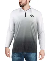 Men's Gray Iowa Hawkeyes Magic Team Logo Quarter-Zip Jacket