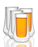 JoyJolt Cosmos Double Wall Shot Glasses, Set of 4