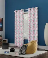 Sun Zero Rainbows Print Blackout Grommet Curtain Panel Collection