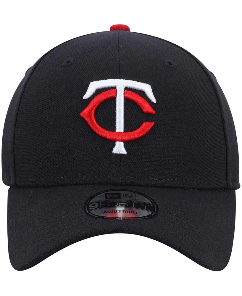 Men's Navy Minnesota Twins League 9Forty Adjustable Hat