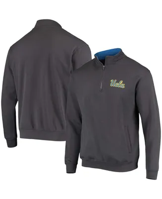 Men's Charcoal Ucla Bruins Tortugas Logo Quarter-Zip Jacket