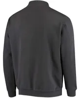 Men's Charcoal Rutgers Scarlet Knights Tortugas Logo Quarter-Zip Jacket