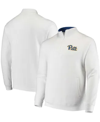 Men's White Pitt Panthers Tortugas Logo Quarter-Zip Jacket