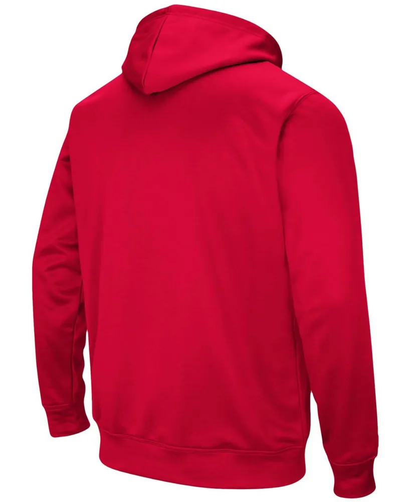 Big Boys Scarlet Ohio State Buckeyes Logo Pullover Hoodie