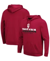 Men's Crimson Indiana Hoosiers Lantern Pullover Hoodie