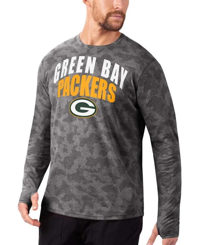 FOCO Men's Black Green Bay Packers Camo Long Sleeve T-shirt - Macy's