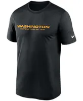 Men's Washington Football Team Logo Essential Legend Team Performance T-shirt