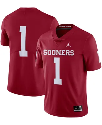 Men's Crimson Oklahoma Sooners Team Limited Jersey
