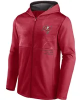 Men's Red Tampa Bay Buccaneers Defender Full-Zip Hoodie Jacket