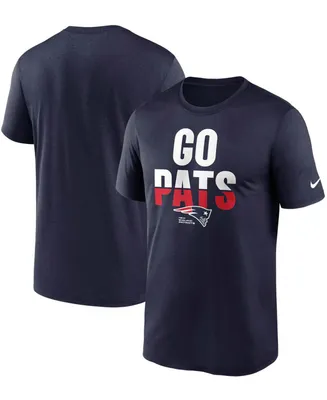 Men's Nike Navy New England Patriots Legend Local Phrase Performance T-shirt