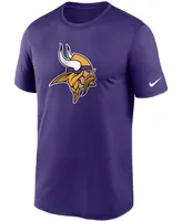 Men's Purple Minnesota Vikings Logo Essential Legend Performance T-shirt