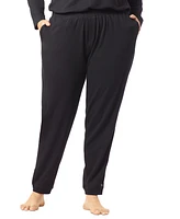 Hue Plus French Terry Cuffed Lounge Pant