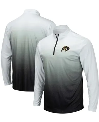 Men's Gray Colorado Buffaloes Magic Team Logo Quarter-Zip Jacket