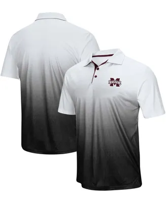 Men's Gray Mississippi State Bulldogs Magic Team Logo Polo Shirt