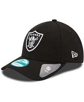 Big Boys and Girls Black Las Vegas Raiders League 9Forty Adjustable Hat