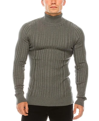 Ron Tomson Men's Modern Ribbed Sweater