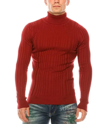 Ron Tomson Men's Modern Ribbed Sweater