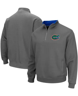 Men's Charcoal Florida Gators Tortugas Logo Quarter-Zip Pullover Jacket