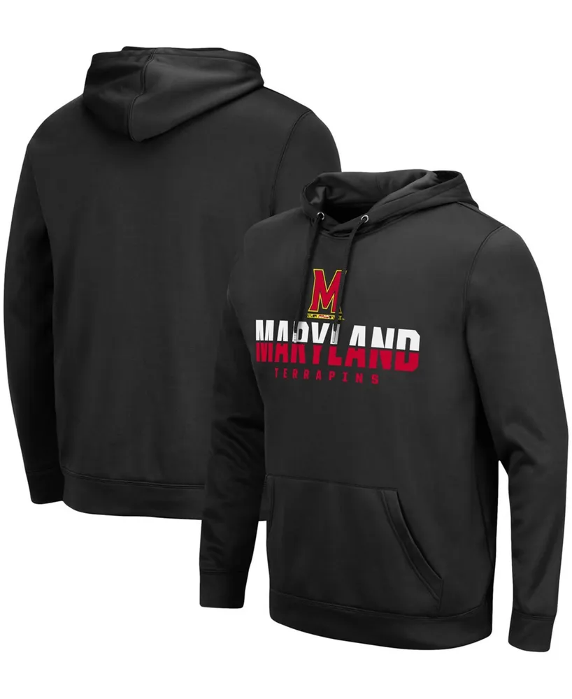 Men's Black Maryland Terrapins Lantern Pullover Hoodie