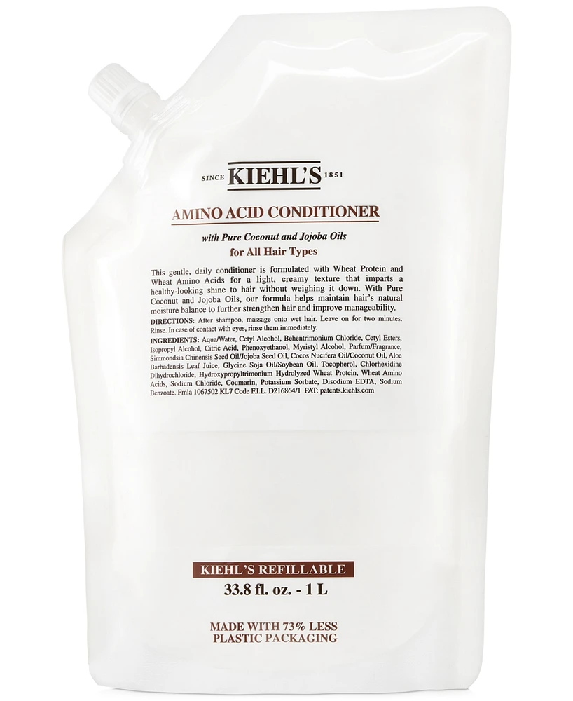 Kiehl's Since 1851 Amino Acid Conditioner Refill, 33.8