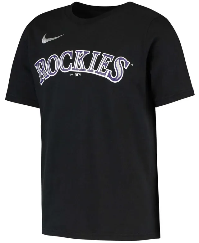 Trevor Story Colorado Rockies Nike Youth Name & Number T-Shirt - Black