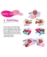 Lissi Dolls Baby Beatrice Interactive African American Baby Doll, Set of 3
