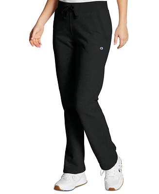 Champion Women's Powerblend Fleece Straight Leg Sweatpants