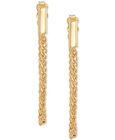 Chain Drop Earrings in 10k Gold