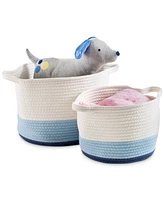 Honey Can Do Nesting Cotton Rope Storage Baskets, Set of 2