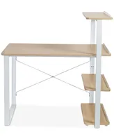 Honey Can Do Home Office Computer Desk with Shelves