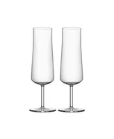 Orrefors Informal Champagne Glass Set, 2 Pieces