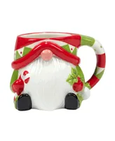 Holiday Magic Gnomes 4 Piece 3D Mug Set