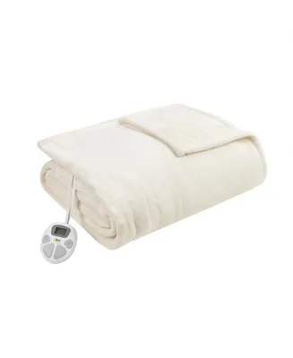 Intelligent Design Microlight Oversized Plush Blanket