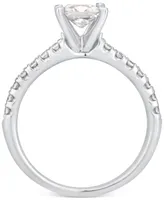 Diamond Princess-Cut Bridal Set (1-1/2 ct. t.w.) in 14k White Gold