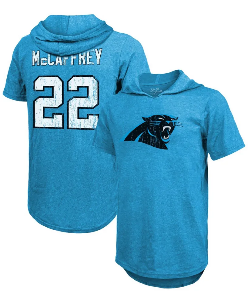 Men's Nike Christian McCaffrey Black Carolina Panthers Player Name Number  Long Sleeve T-Shirt