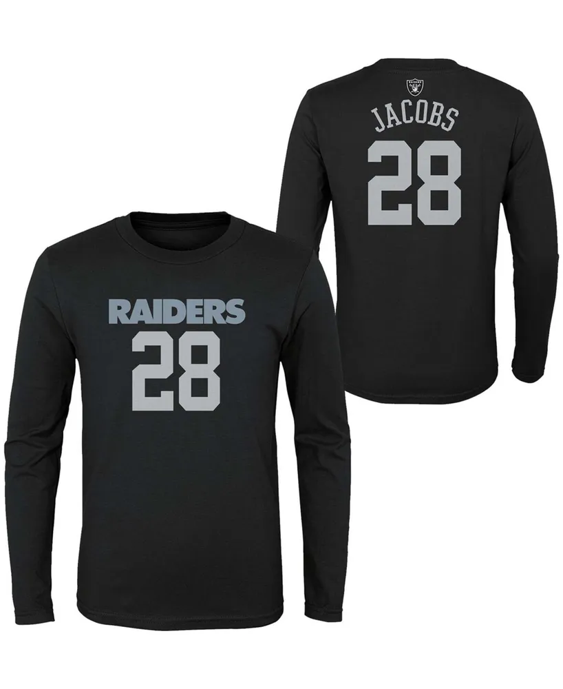 Youth Sauce Gardner Black New York Jets Mainliner Player Name & Number Long  Sleeve T-Shirt