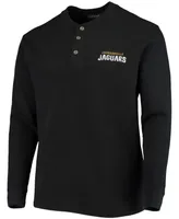 Men's Black Jacksonville Jaguars Maverick Thermal Henley Long Sleeve T-shirt