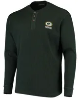 Men's Green Bay Packers Maverick Thermal Henley Long Sleeve T-shirt