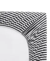 Betsey Johnson Sketchy Stripe Cotton Percale Piece Sheet Set