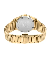 GV2 Women's Palmanova Gold-Tone Ion Plating Swiss Quartz Bracelet Watch 33mm