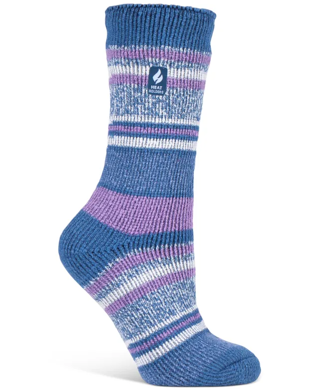 Heat Holders Women's Yasmine Multi Stripe Crew Socks