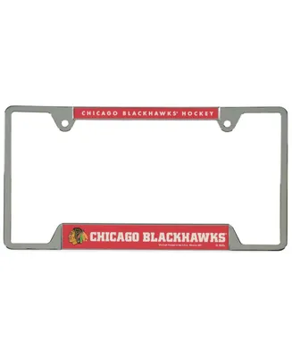 Multi Chicago Blackhawks Metal License Plate Frame