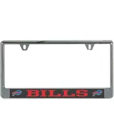 Multi Buffalo Bills Carbon Bottom Only Metal Acrylic Cut License Plate Frame