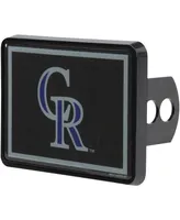 Multi Colorado Rockies Universal Rectangle Hitch Cover