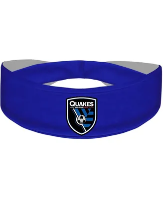Blue San Jose Earthquakes Primary Logo Cooling Headband